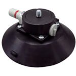 6" VACUUM CUP, BLACK MOUNT, 3/8-16 X 1/4" STUD - Image 3