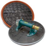 10" VACUUM CUP, METAL HANDLE, AIR POWERED